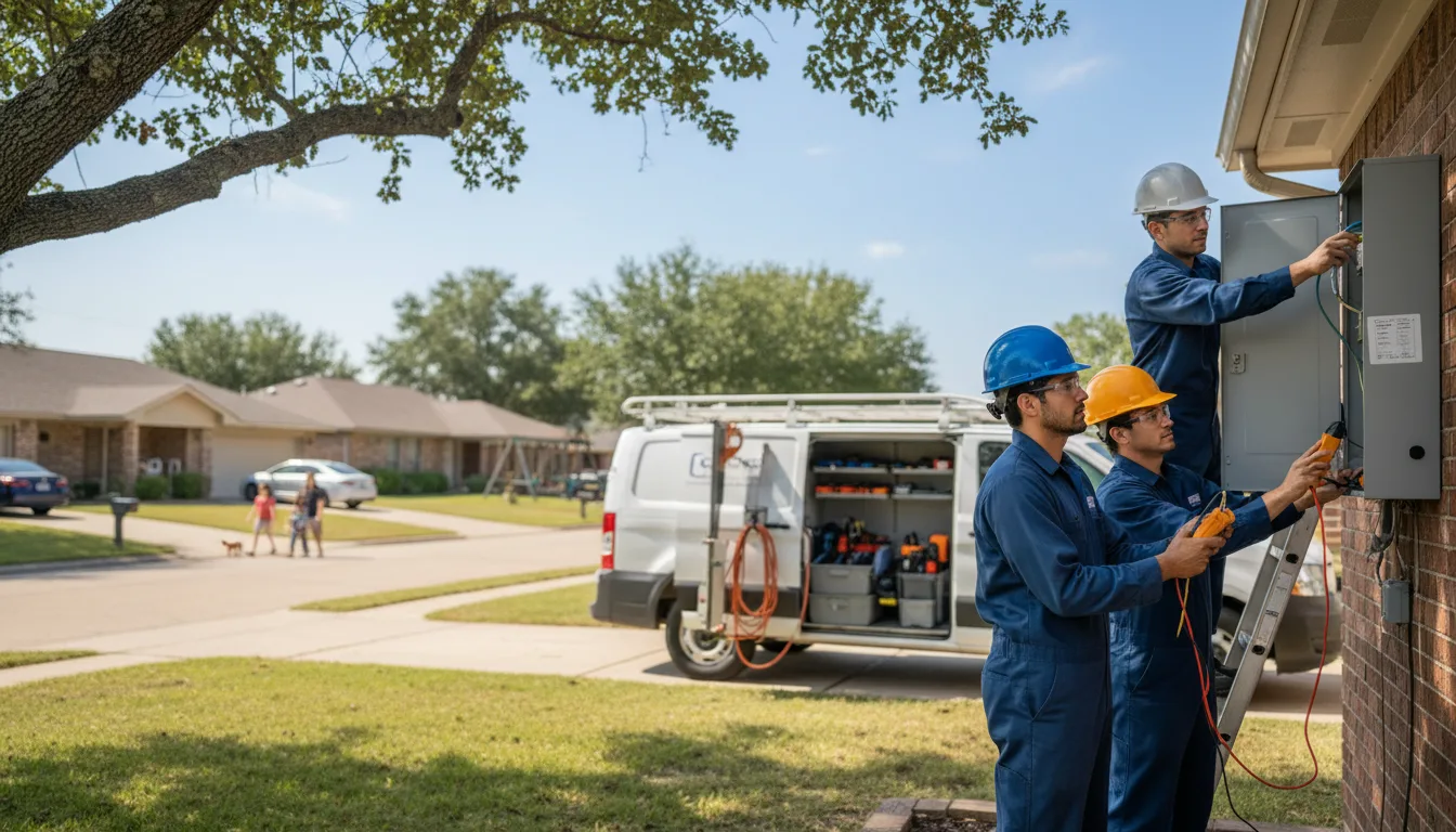 Certified electrician providing emergency electrical services in Royal, NE